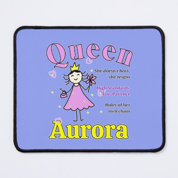 Item preview, Aurora - Personalized Name Gift for Queen - Doodle Style designed and sold by illeN-Art-World.