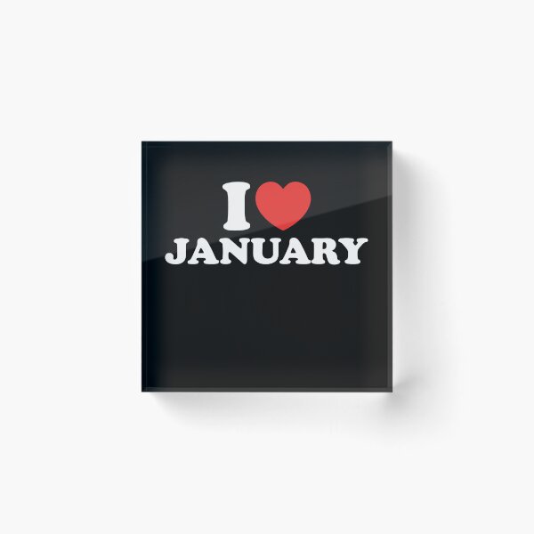 Artikelvorschau, Ich liebe den Januar entworfen und verkauft von shitpostee.