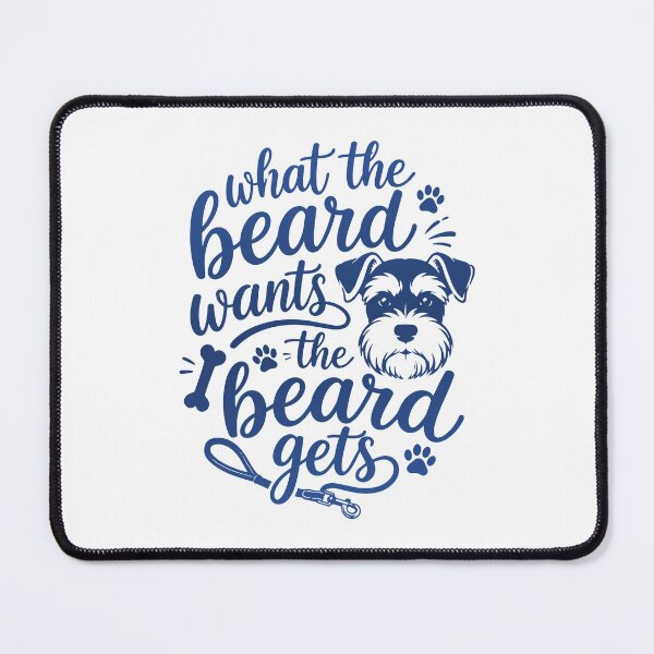 Item preview, Funny Schnauzer Spoiled Puppy designed and sold by AntiqueImages.