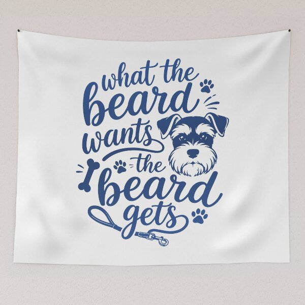 Item preview, Funny Schnauzer Spoiled Puppy designed and sold by AntiqueImages.