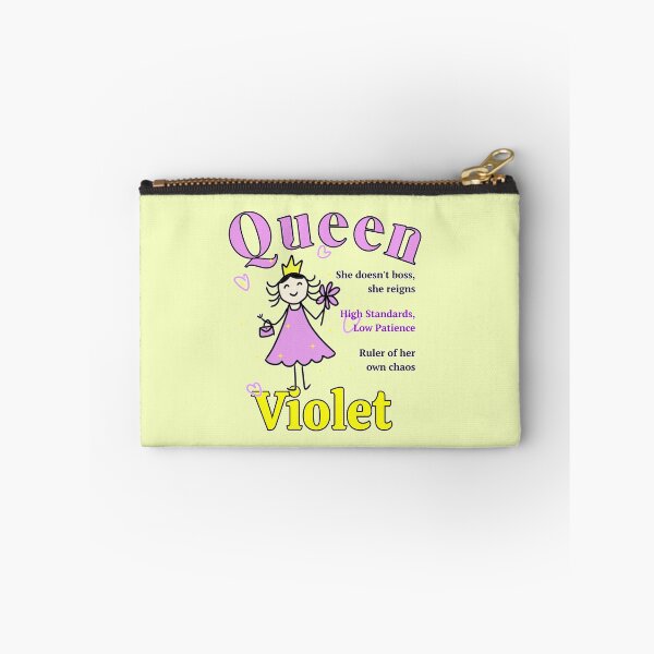 Item preview, Queen Violet - Personalized Name Gift - Doodle Style designed and sold by illeN-Art-World.