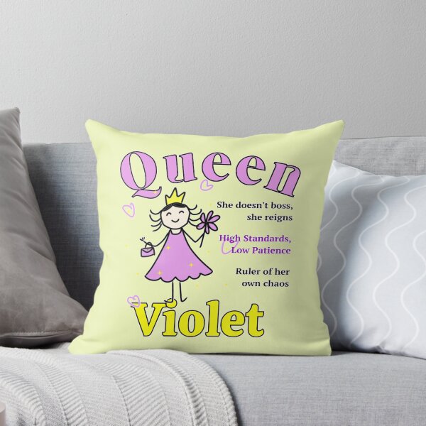 Item preview, Queen Violet - Personalized Name Gift - Doodle Style designed and sold by illeN-Art-World.