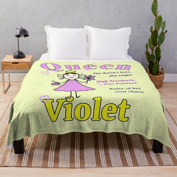Item preview, Queen Violet - Personalized Name Gift - Doodle Style designed and sold by illeN-Art-World.