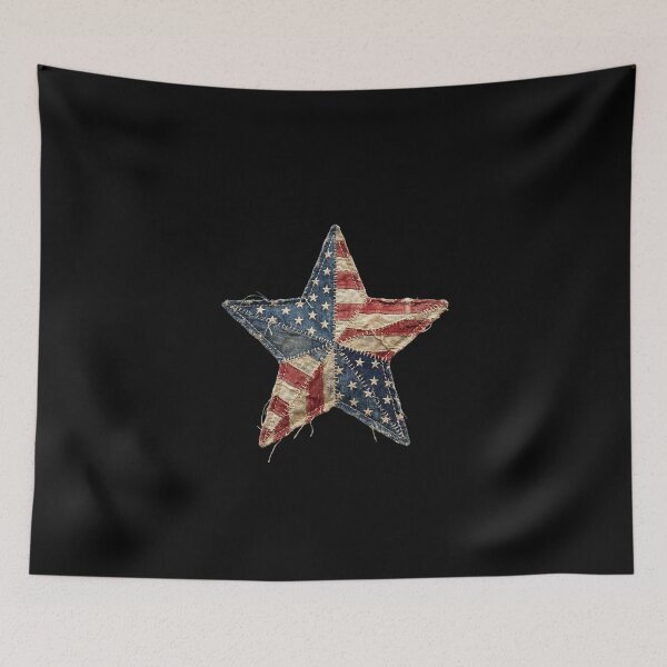 Item preview, Quilt American Star 4th of July designed and sold by dudelinart.