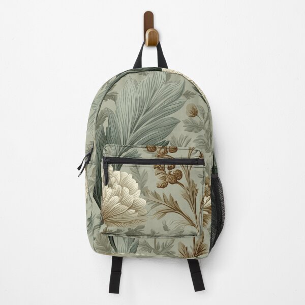 Item preview, Seamless floral patterns in beige and sage design designed and sold by AmoebaPress.