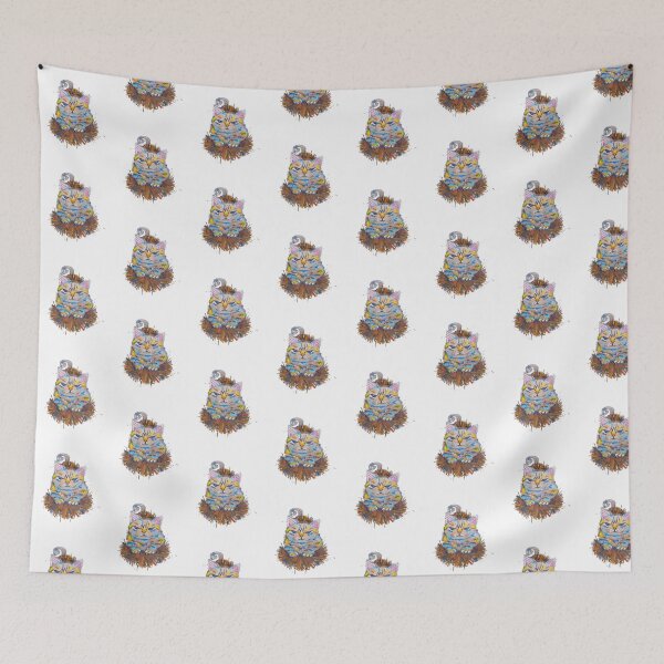 Item preview, Angry Cat Sticker, Grumpy Fluffy Kitten Illustration designed and sold by Vesivariart.