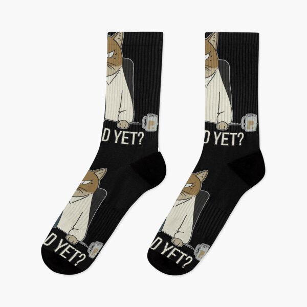 Item preview, Is He Dead Yet Office Cat Meme designed and sold by PROPera-design.