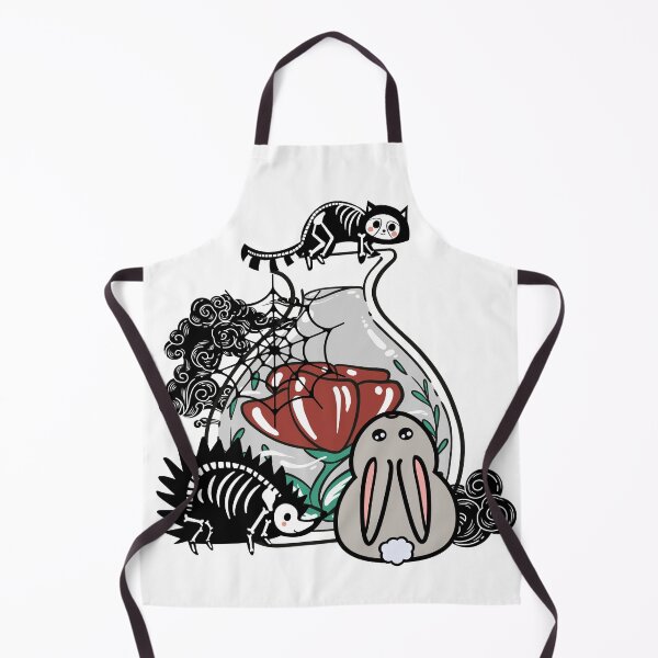 Item preview, Skeleton Raccoon & Hedgehog Goth Art designed and sold by Kanniax.