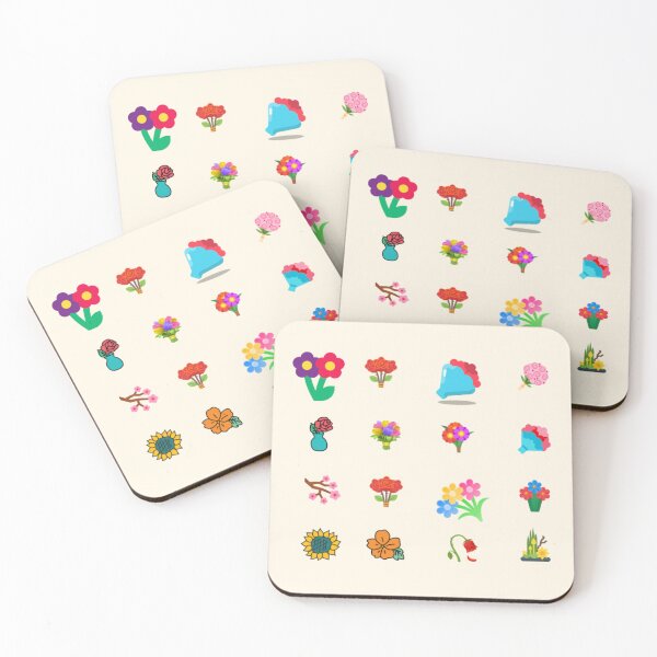 Item preview, Colorful Flower Stickers – Digital Floral Art Collection designed and sold by Yasmine Mohammed.