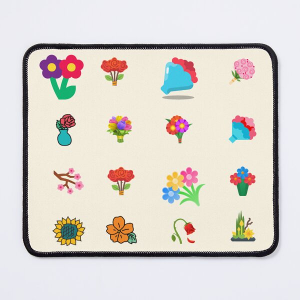 Item preview, Colorful Flower Stickers – Digital Floral Art Collection designed and sold by Yasmine Mohammed.