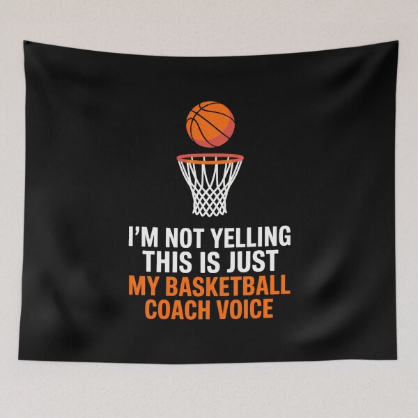 Item preview, Basketball Coach Voice Funny Basketball Coach designed and sold by skulmanlatucool.