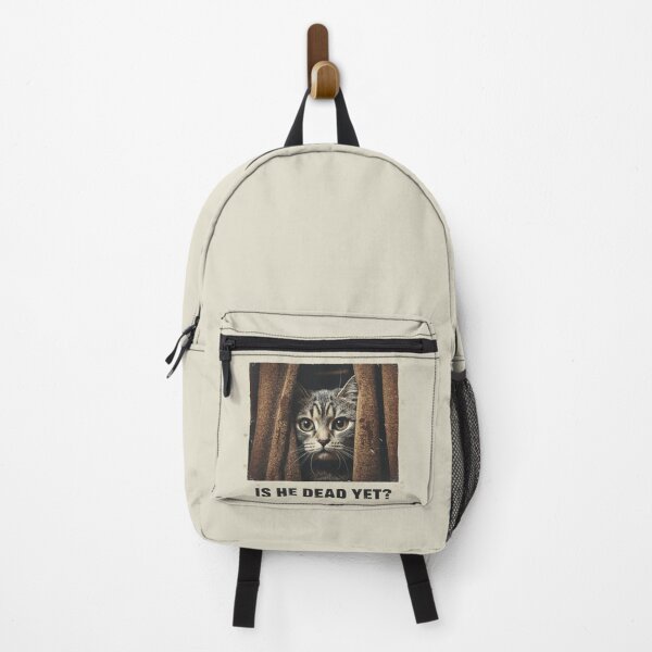 Item preview, Is He Dead Yet Nosy Cat Meme Vintage designed and sold by PROPera-design.