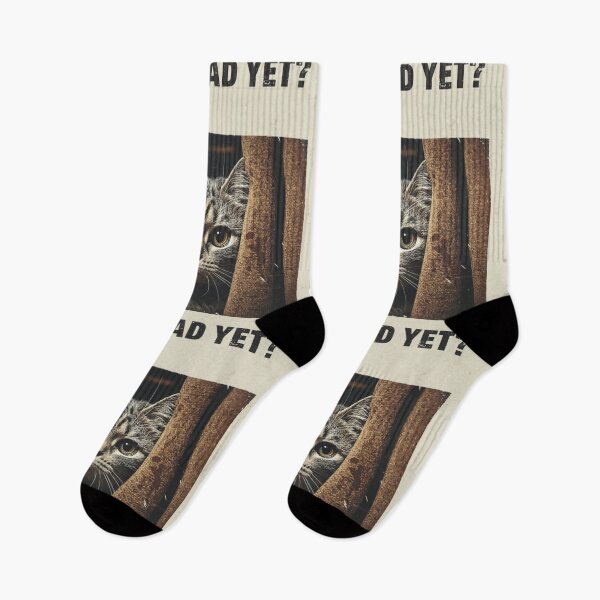 Item preview, Is He Dead Yet Nosy Cat Meme Vintage designed and sold by PROPera-design.