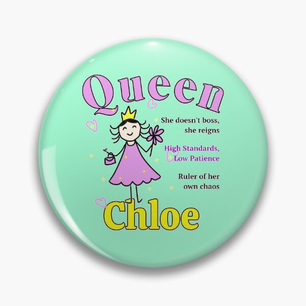 Item preview, Chloe - Personalized Name Gift for Queen - Doodle Style designed and sold by illeN-Art-World.