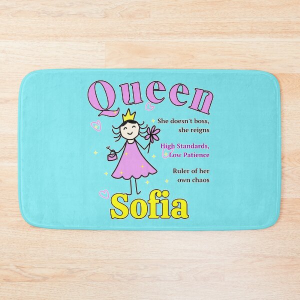 Item preview, Sofia - Personalized Name Gift for Little Queen - Doodle Style designed and sold by illeN-Art-World.