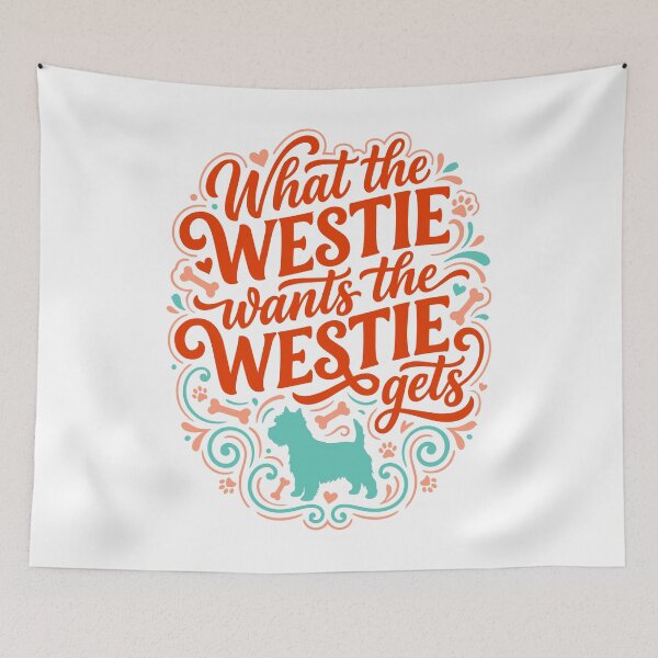 Item preview, What the Westie Wants West Highland White Terrier designed and sold by AntiqueImages.