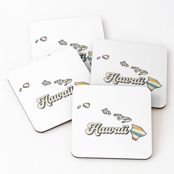 Item preview, Hawaii Illustrated Map – Retro State Regions & Landmarks designed and sold by Paper Drip.