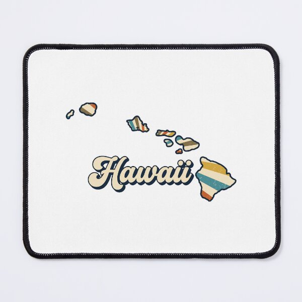 Item preview, Hawaii Illustrated Map – Retro State Regions & Landmarks designed and sold by Paper Drip.