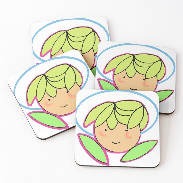 Item preview, Neon angel flower kawaii plant girl designed and sold by robertart77.
