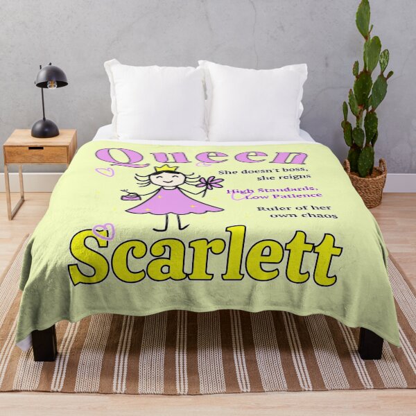 Item preview, Queen Scarlett - Personalized Name Gift - Doodle Style designed and sold by illeN-Art-World.