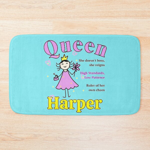 Item preview, Queen Harper - Personalized Name Gift - Doodle Style designed and sold by illeN-Art-World.
