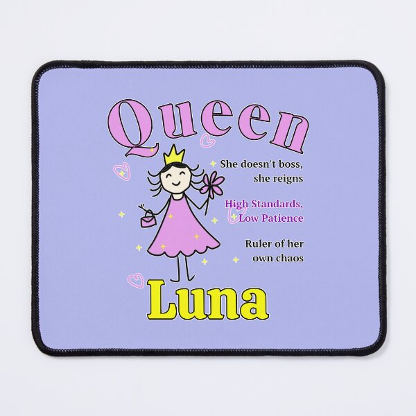 Item preview, Queen Luna - Personalized Name Gift - Doodle Style designed and sold by illeN-Art-World.