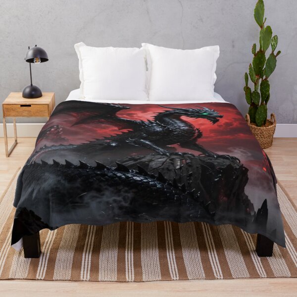 Item preview, Mighty dragon of the mountains in an epic fantasy setting inspired by Julie Bell's dynamics designed and sold by FotoworldEdel.