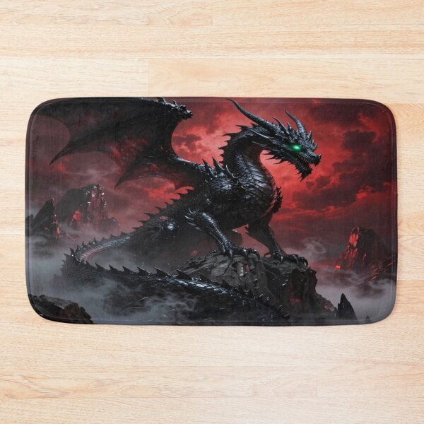 Item preview, Mighty dragon of the mountains in an epic fantasy setting inspired by Julie Bell's dynamics designed and sold by FotoworldEdel.