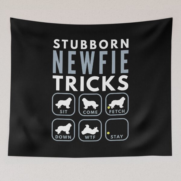 Item preview, Stubborn Newfoundland Tricks - Dog Training designed and sold by OlyvieArt.