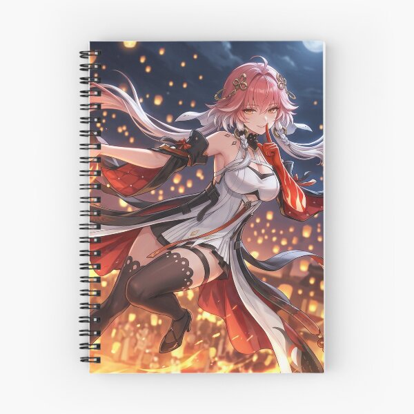Item preview, Changli // Wuthering Waves Illustration - Lantern Festival Fire Anime Art designed and sold by Astraphyllia.