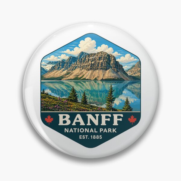 Item preview, Banff National Park Retro Design designed and sold by Gideon Emmerich.