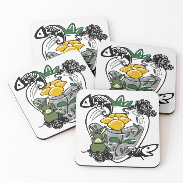 Item preview, Skeleton Chameleon & Shark Zen Garden designed and sold by Kanniax.