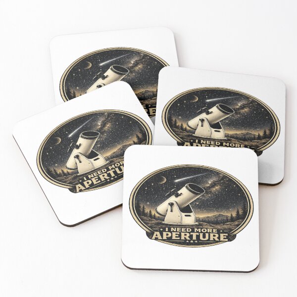 Item preview, Who Needs More Aperture? – Astronomy Design designed and sold by DeepSkyPrints.