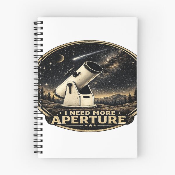 Item preview, Who Needs More Aperture? – Astronomy Design designed and sold by DeepSkyPrints.