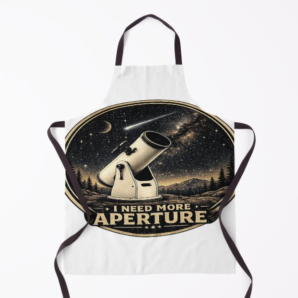 Item preview, Who Needs More Aperture? – Astronomy Design designed and sold by DeepSkyPrints.
