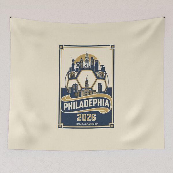 Item preview, Philadelphia 2026 – Vintage Soccer Host City Tee designed and sold by ArthUpscale.