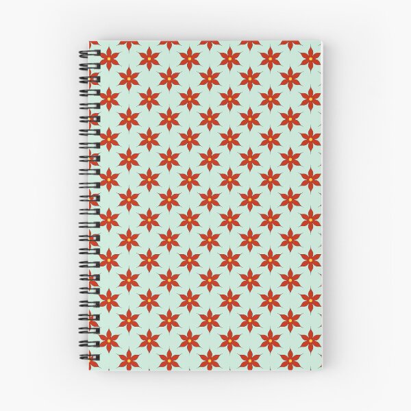 Item preview, Modern Red Floral Pattern designed and sold by SmallDart Creations.