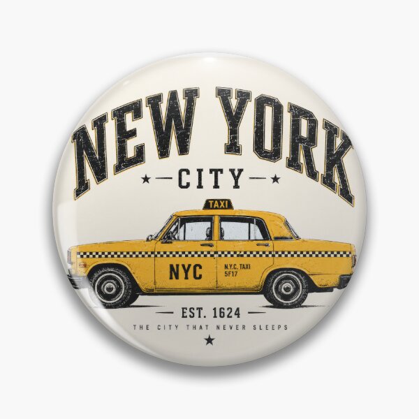 Item preview, New York City Taxi Vintage | NYC Yellow Cab Retro Streetwear Design designed and sold by Kate1art.