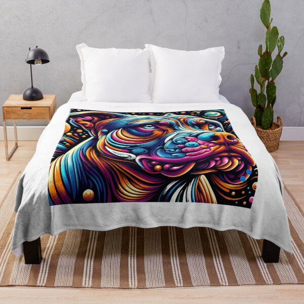 Item preview, Pitbull Abstract designed and sold by OlyvieArt.