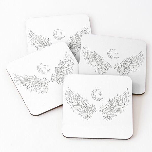Item preview, Sacred Lunar Angel - Zen Portrait Design designed and sold by AetherEcho.
