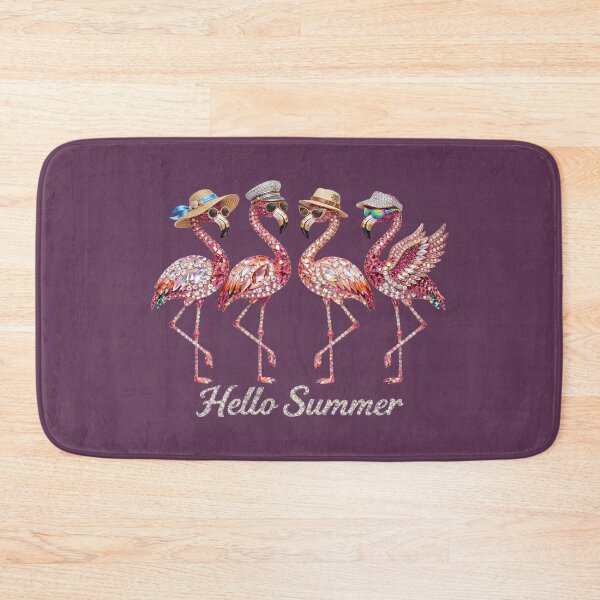 Item preview, Hello Summer Flamingo Shirt Cute Tropical Flamingo Gifts Pink Flamingo Aesthetic Beach Summer Vibes Vacation Graphic designed and sold by LessIsLoud.