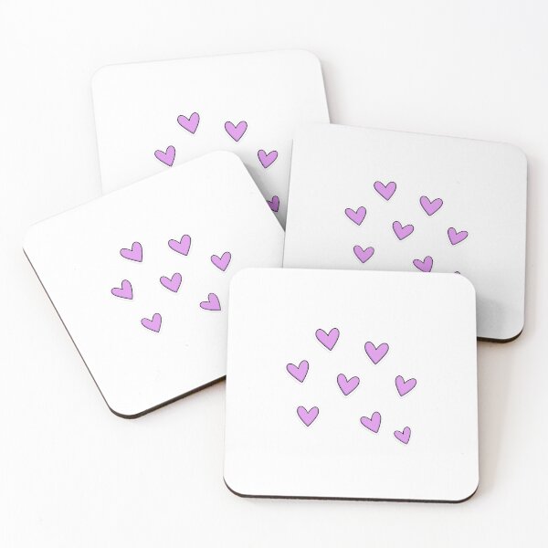 Item preview, Kawaii purple heart design designed and sold by Blushbomb.