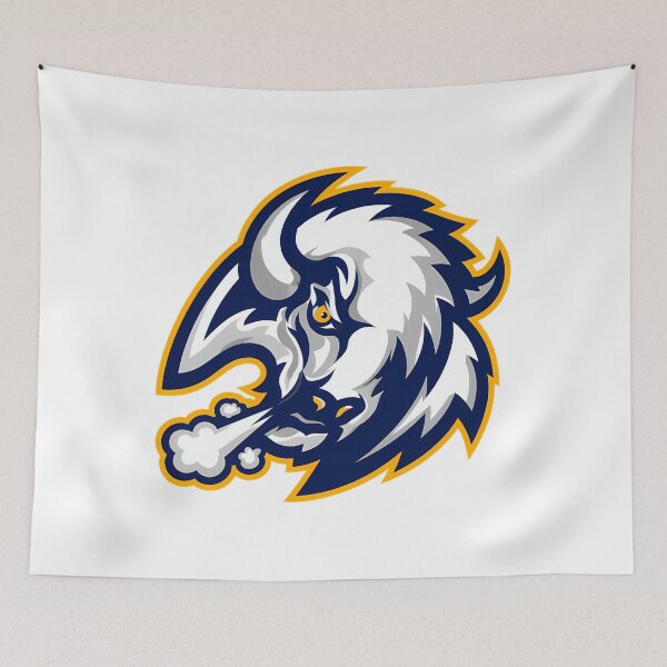Item preview, Buffalo Bison Mascot Logo designed and sold by ShilpyDesign.
