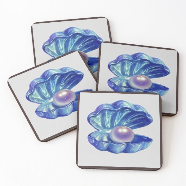 Item preview, Drawing of Iridescent Ocean Pearl in Shell  designed and sold by NivyasArtistry.