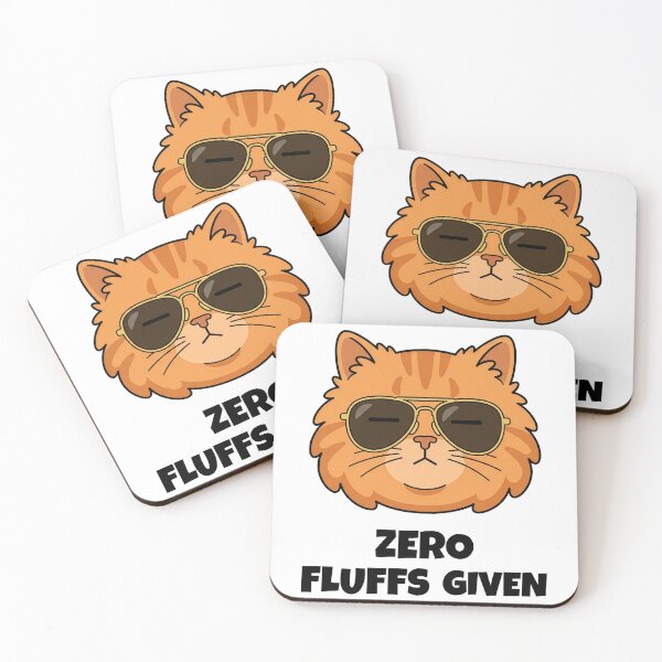 Item preview, Zero Fluffs Given Cute Orange Cat designed and sold by StillWildink.