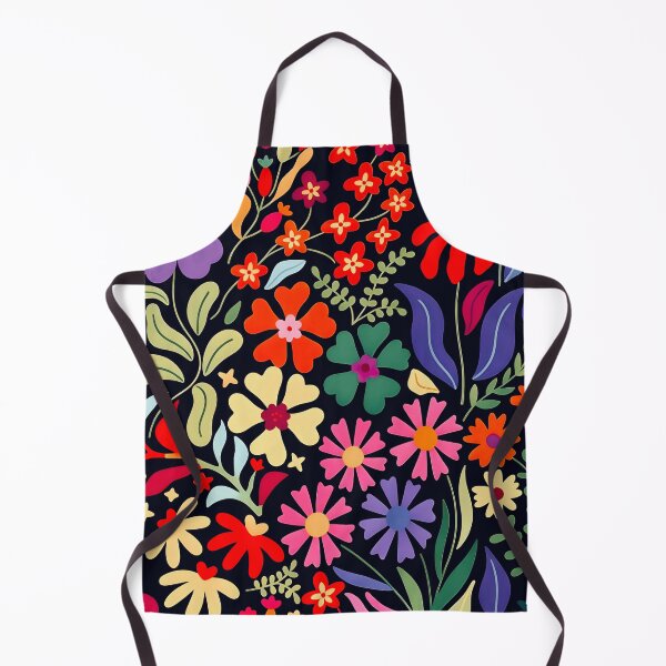 Item preview, Abstract Flowers in Purple Red and Green designed and sold by Vicky Brago-Mitchell®.