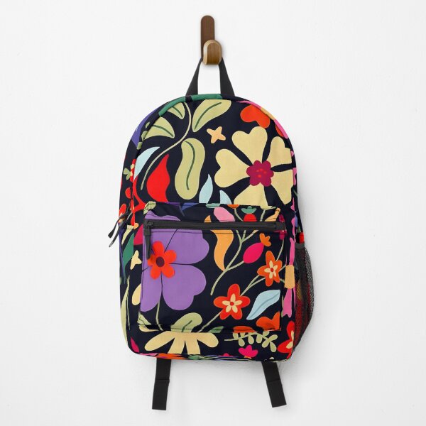 Item preview, Abstract Flowers in Purple Red and Green designed and sold by Vicky Brago-Mitchell®.