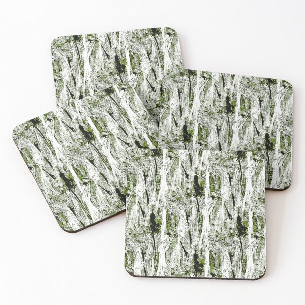 Item preview, Painterly Abstract Forest in Green designed and sold by Artistestella.