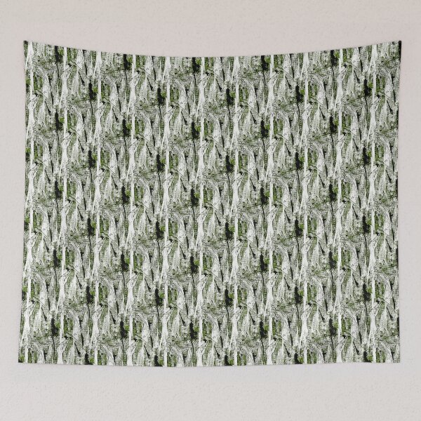 Item preview, Painterly Abstract Forest in Green designed and sold by Artistestella.