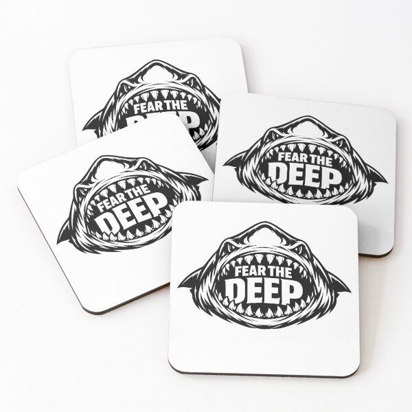 Item preview, Fear the Deep - Shark Head Logo designed and sold by TGMDesignsAUS.